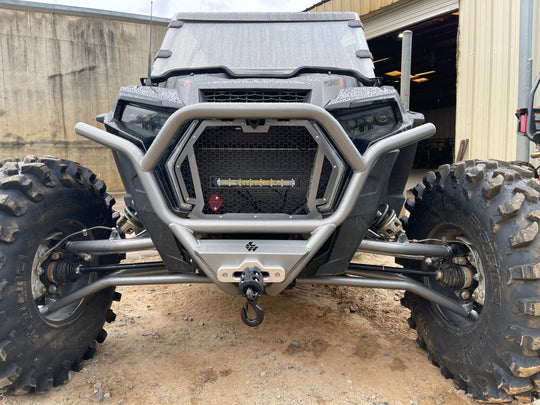 Aftermarket Snap In Grille with Light Bar