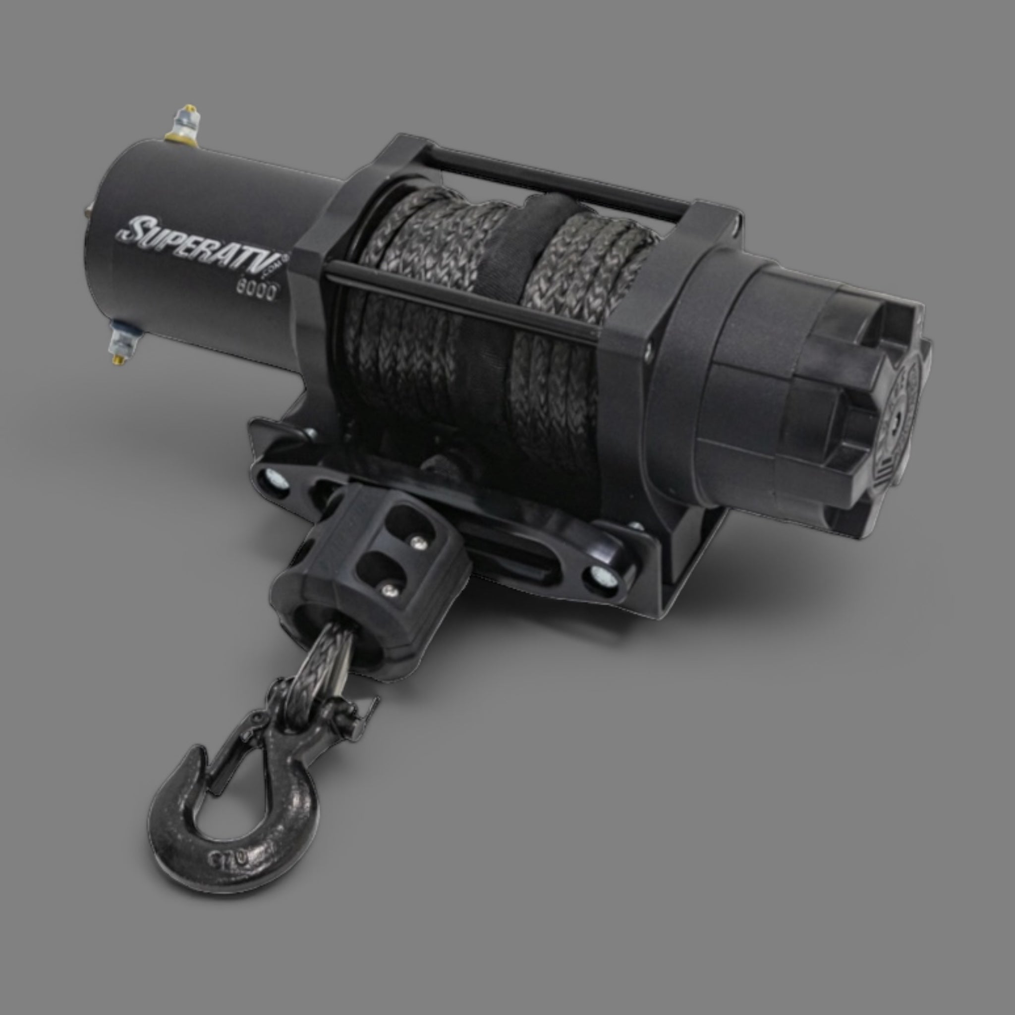3500 lb. Black Ops UTV/ATV Synthetic Rope Winch – L&W Fab