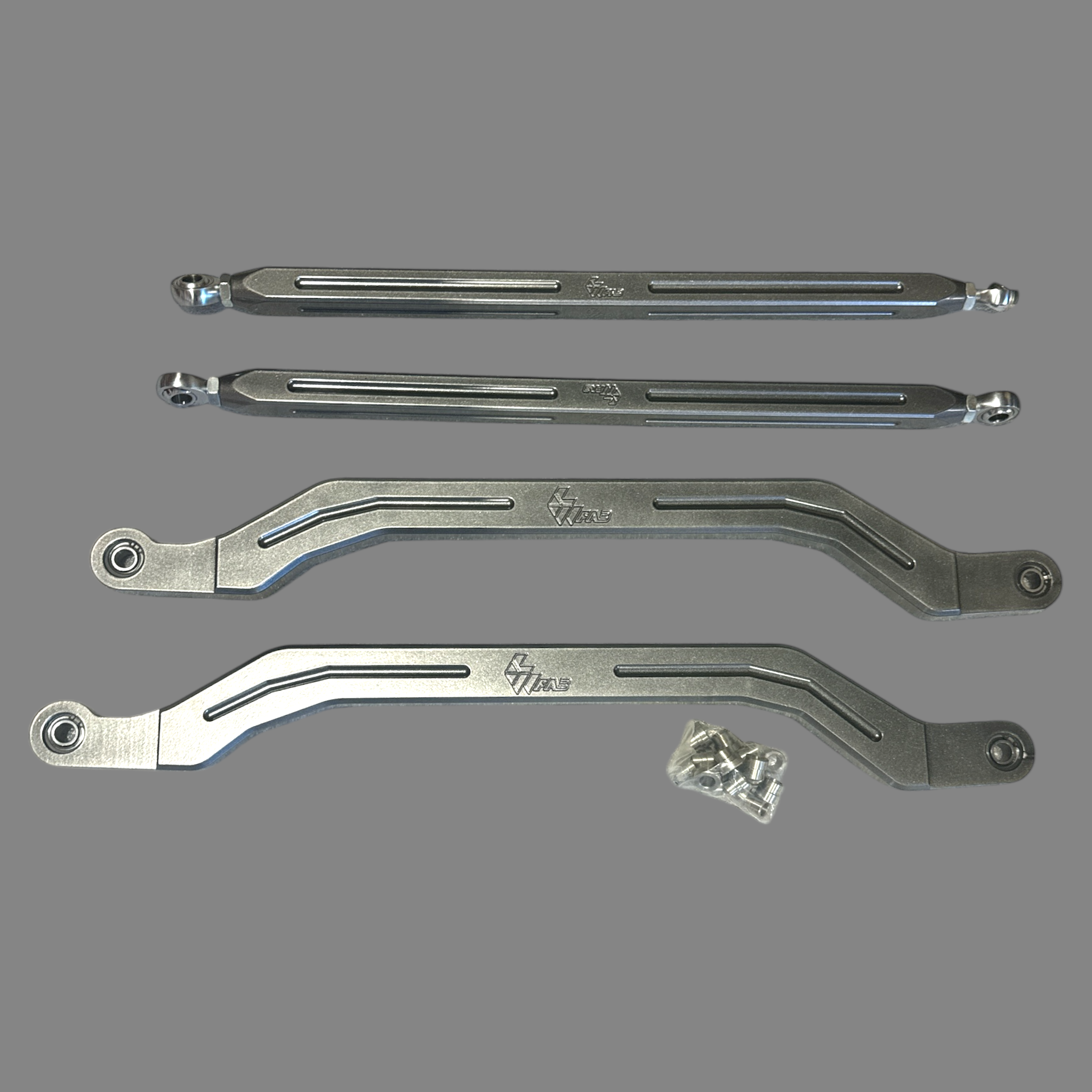 *FINAL SALE* TURBO S 2 HEIM RADIUS RODS (Full Kit) L&W Fab