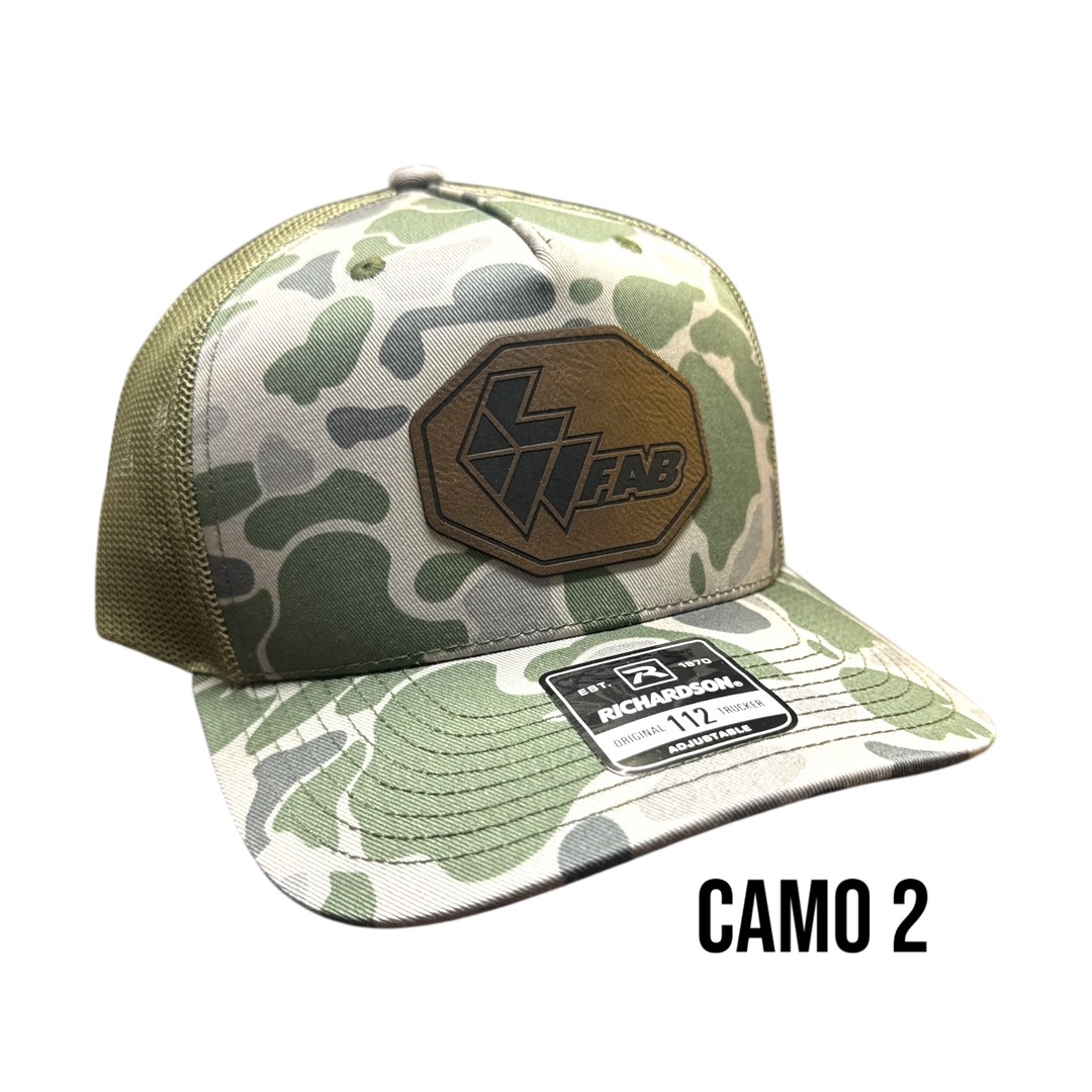 L&W Logo Snapback Hat- Leather Patch