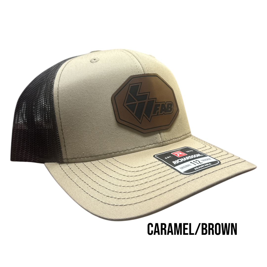 L&W Logo Snapback Hat- Leather Patch