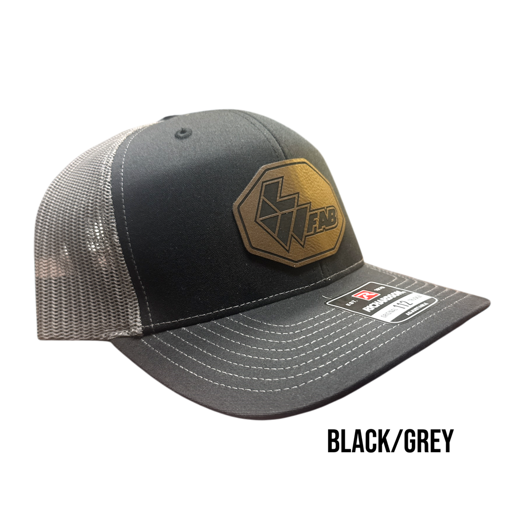 L&W Logo Snapback Hat- Leather Patch