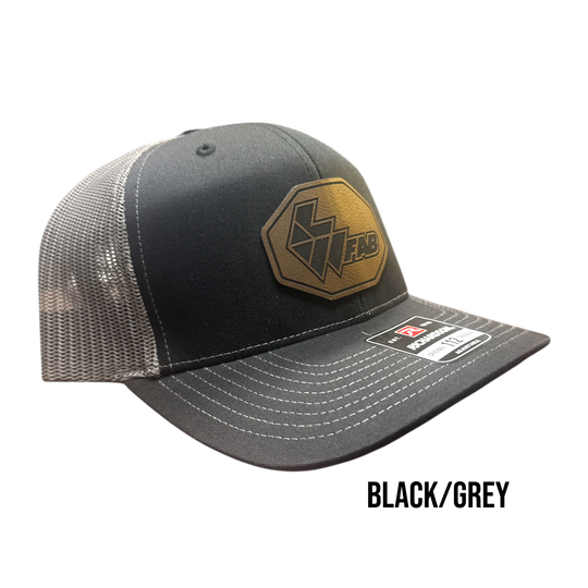 L&W Logo Snapback Hat- Leather Patch