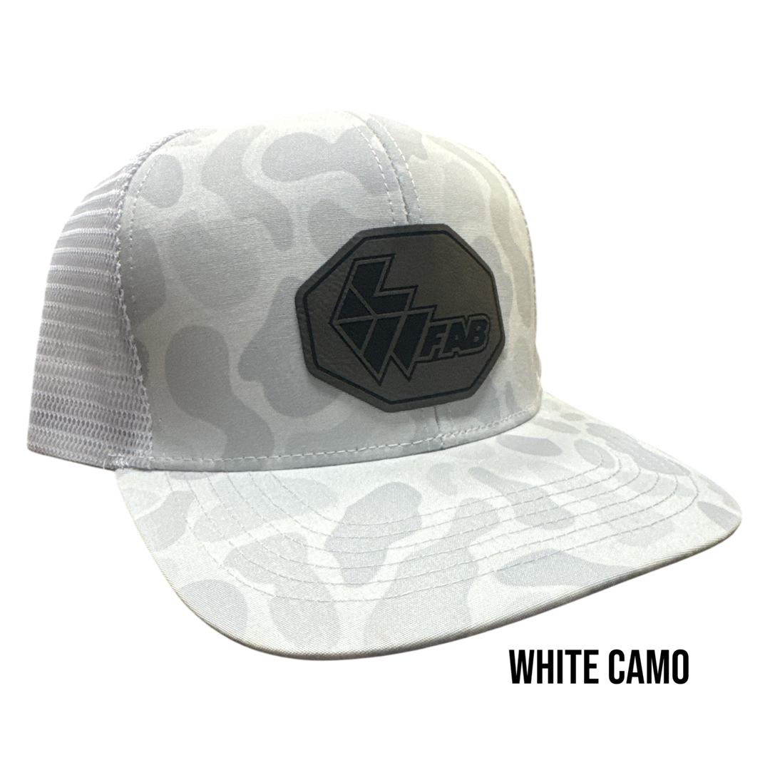 L&W Logo Snapback Hat- Leather Patch