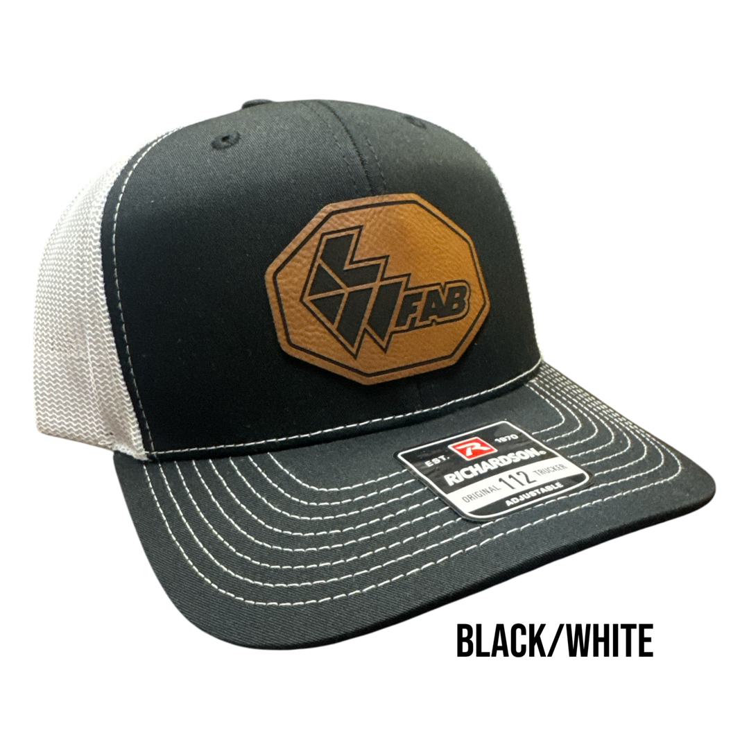 L&W Logo Snapback Hat- Leather Patch