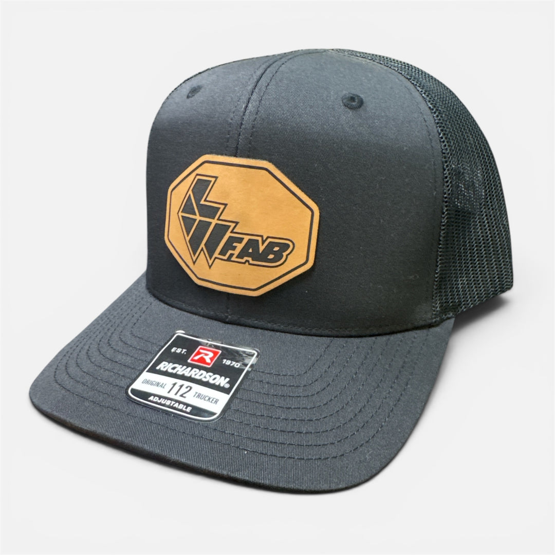 L&W Logo Snapback Hat- Leather Patch